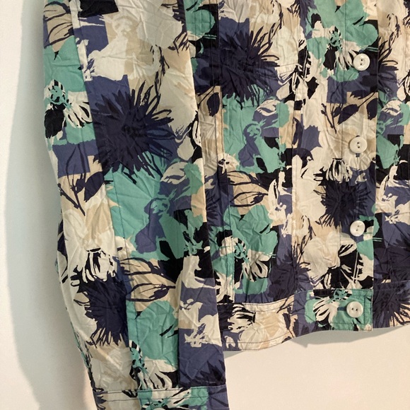 Christopher & Banks Pond Frond Abstract Jacket - Picture 11 of 13